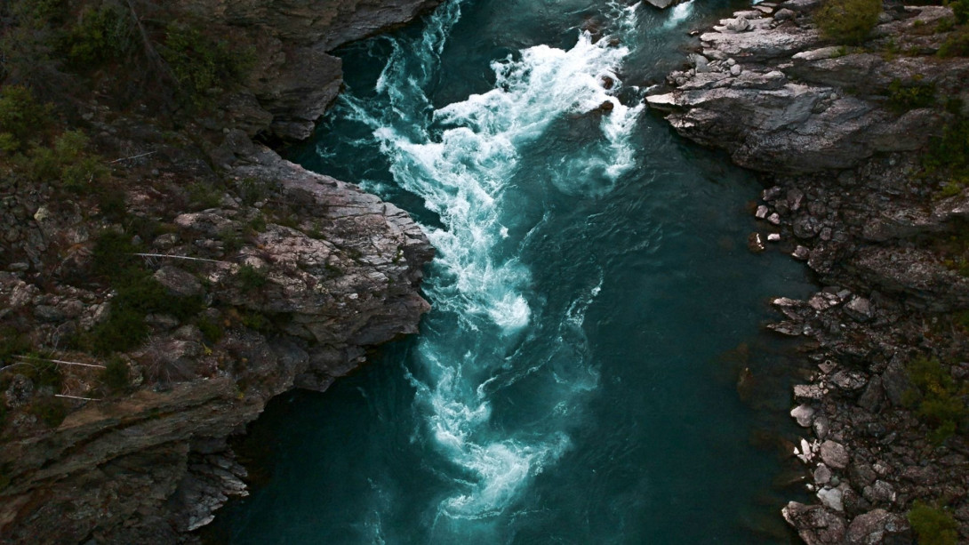 View of river from the top
